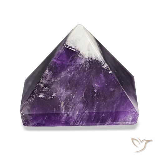 Amatista violeta medio natural de 85,83 ct, cuadrado, opaco