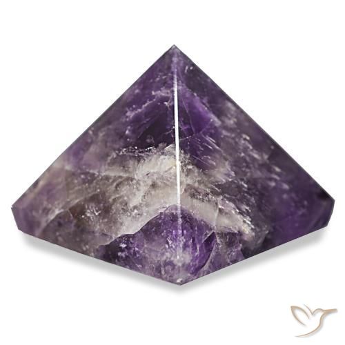 Amatista Violeta intenso medio natural de 111.36 ct, Cuadrado, Opaco