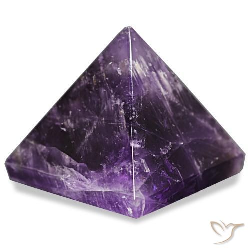 Amatista violeta intenso medio natural de 120,37 ct, cuadrado, opaco
