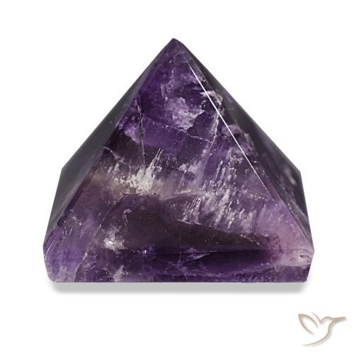 Amatista Violeta oscuro natural de 98.38 ct, Cuadrado, Opaco