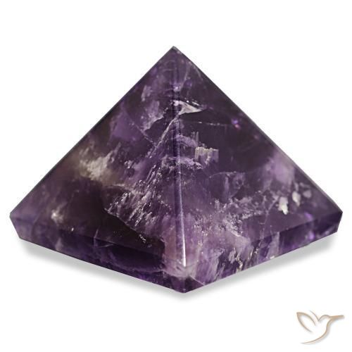 Amatista Violeta oscuro natural de 98.38 ct, Cuadrado, Opaco