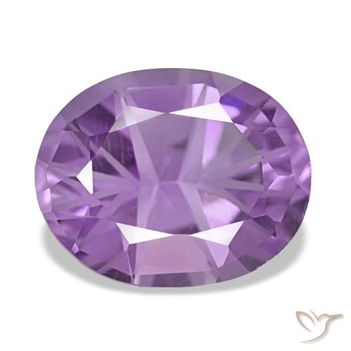 Amatista violeta de 4,71 ct, ovalado, VVS-VS