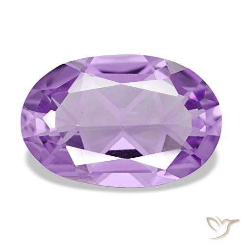 Amatista violeta de 2,91 ct, ovalado, VVS