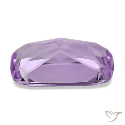 Amatista violeta natural de 3,57 ct, corte cojín, VVS-VS