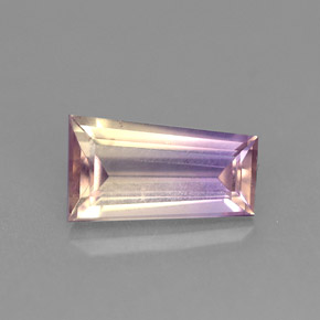 ametrino Bicolor natural de 1.06 ct, Forma elegante, VS