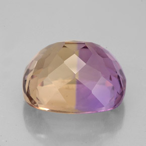 ametrino Bicolor natural de 7.47 ct, Corte Cojín, VVS