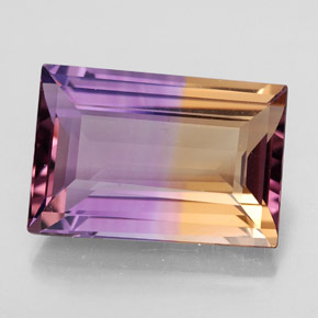 ametrino Bicolor natural de 8.30 ct, Forma elegante, VVS