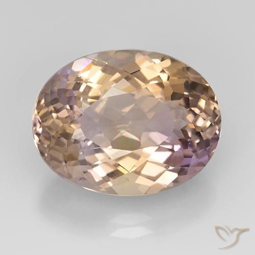 12.07ct Natural Bicolor ametrino, Ovalada, VVS