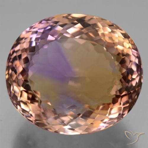 31.82ct Natural Bicolor ametrino, Ovalada, VVS