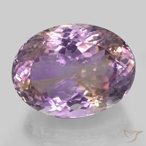 46.77ct Natural Bicolor ametrino, Ovalada, VVS