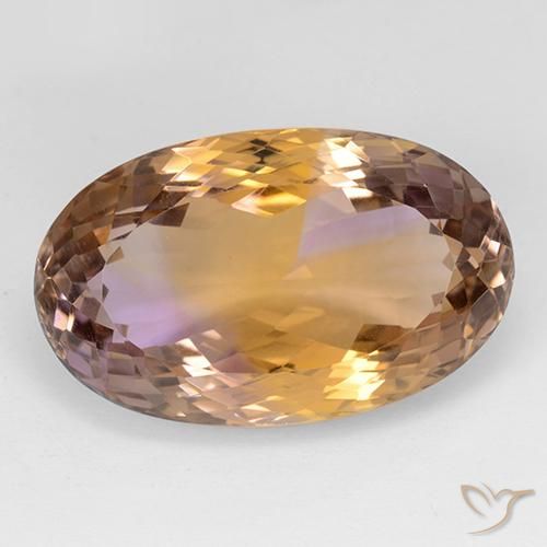 30.84ct Natural Bicolor ametrino, Ovalada, VVS