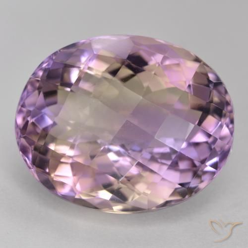15.88ct Natural Bicolor ametrino, Ovalada, VS