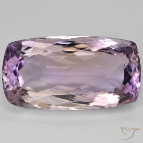 14.53ct Natural Bicolor ametrino, Forma Cojín, VS