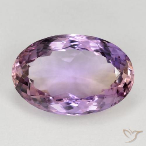 12.84ct Natural Bicolor ametrino, Ovalada, VVS-VS