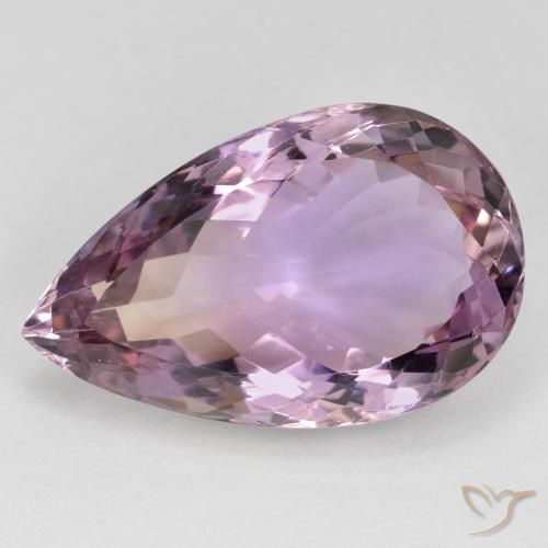 23.98ct Natural Bicolor ametrino, En forma de pera, VVS