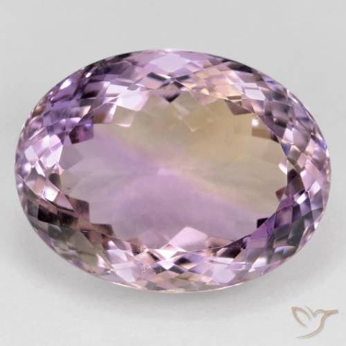 28.90ct Natural Bicolor ametrino, Ovalada, VVS-VS