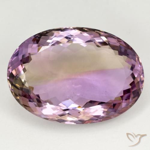 37.23ct Natural Bicolor ametrino, Ovalada, VVS