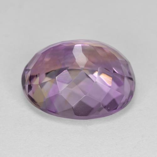 ametrino Bicolor natural de 8.10 ct, Corte Óvalo, VVS