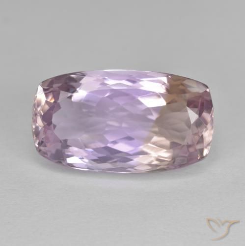 8.16ct Natural Bicolor ametrino, Forma Cojín, VS