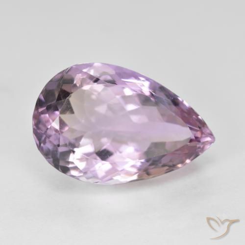 Ametrino Bicolor natural de 8.50 ct, En forma de pera, VS