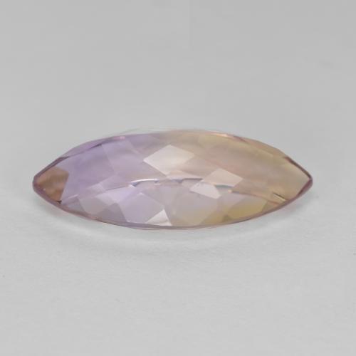 ametrino Bicolor natural de 5.82 ct, Marquesa, VS