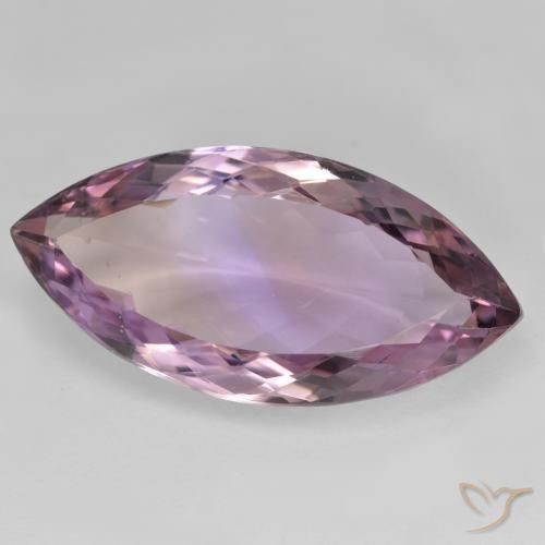 Ametrino Bicolor natural de 18.23 ct, Marquesa, VS