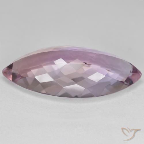 Ametrino Bicolor natural de 18.23 ct, Marquesa, VS