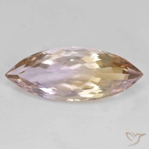 10.40ct Natural Bicolor Ametrino, Marquesa, VS