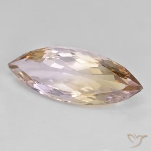 Ametrino Bicolor natural de 10.40 ct, Marquesa, VS