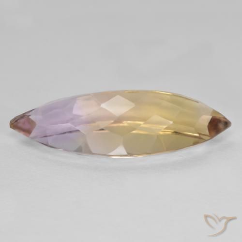 Ametrino Bicolor natural de 10.40 ct, Marquesa, VS