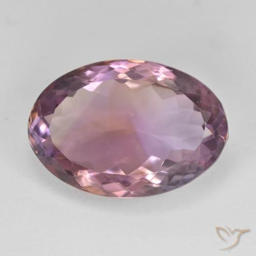 10.78ct Natural Bicolor ametrino, Ovalada, VS