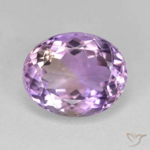 ametrino Bicolor natural de 7.30 ct, Corte Óvalo, VVS