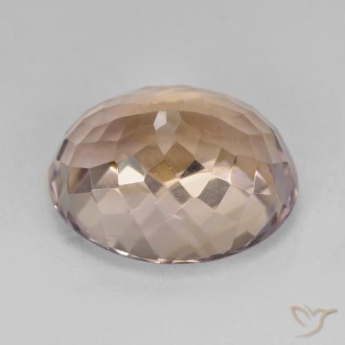 Ametrino Bicolor natural de 12.04 ct, Ovalada, VVS
