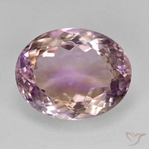 17.65ct Natural Bicolor ametrino, Ovalada, VVS