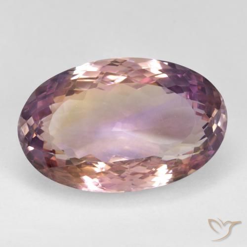 23.80ct Natural Bicolor ametrino, Ovalada, VS