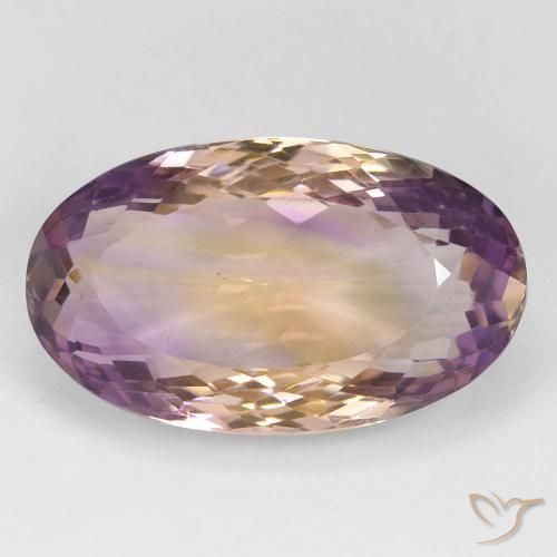 23.40ct Natural Bicolor ametrino, Ovalada, VS
