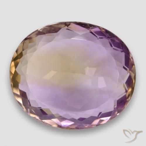29.46ct Natural Bicolor ametrino, Ovalada, VVS-VS