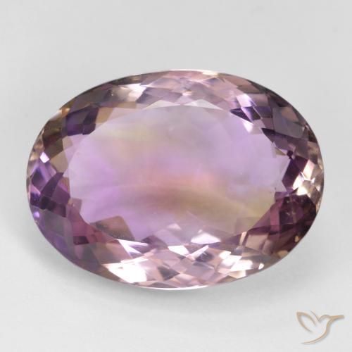 18.81ct Natural Bicolor ametrino, Ovalada, VVS