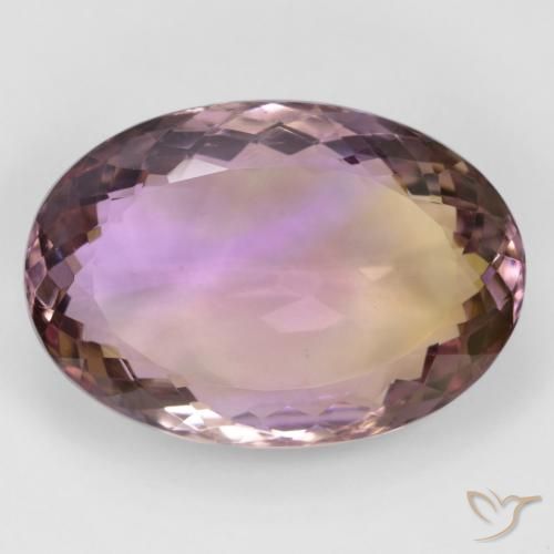 32.77ct Natural Bicolor ametrino, Ovalada, VVS