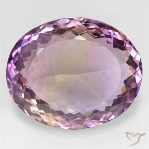 30.54ct Natural Bicolor ametrino, Ovalada, VVS