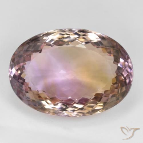 36.45ct Natural Bicolor ametrino, Ovalada, VVS-VS