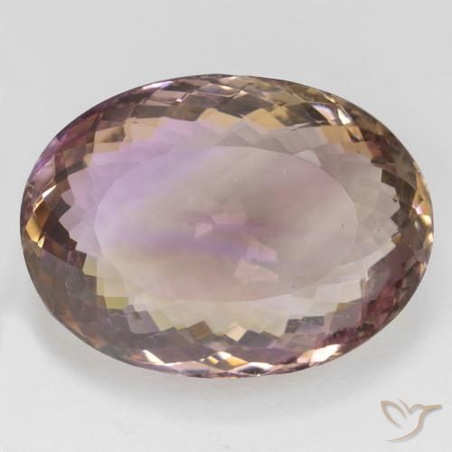 38.41ct Natural Bicolor ametrino, Ovalada, VVS