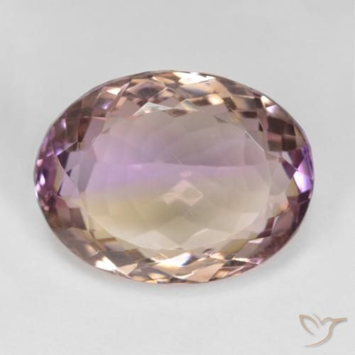 16.92ct Natural Bicolor ametrino, Ovalada, VS