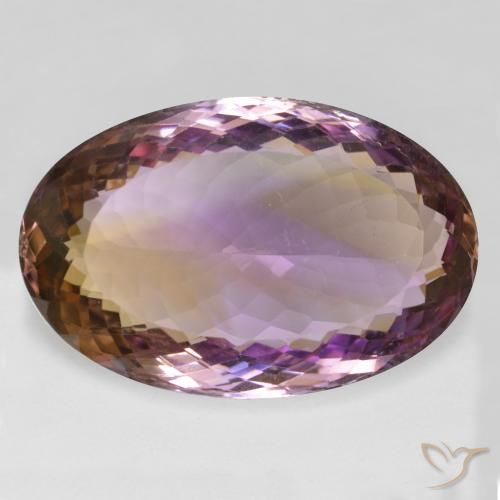38.32ct Natural Bicolor ametrino, Ovalada, VS