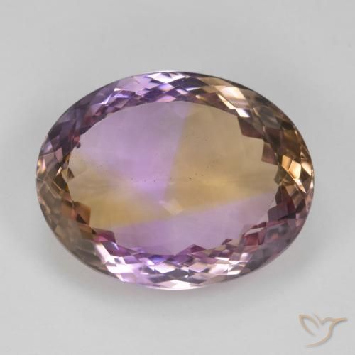 26.51ct Natural Bicolor ametrino, Ovalada, VS