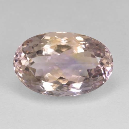 ametrino Bicolor natural de 11.40 ct, Corte Óvalo, VVS