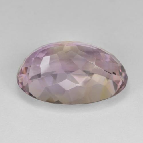 ametrino Bicolor natural de 11.40 ct, Corte Óvalo, VVS