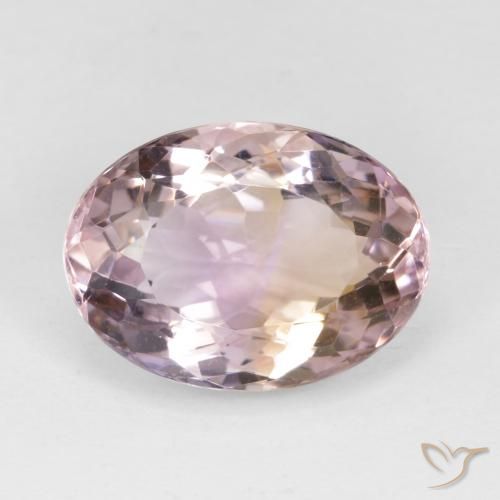 8.17ct Natural Bicolor ametrino, Ovalada, VVS-VS