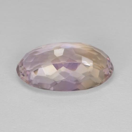 ametrino Bicolor natural de 6.40 ct, Corte Óvalo, VVS