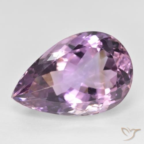 16.84ct Natural Bicolor Ametrino, En forma de pera, VVS